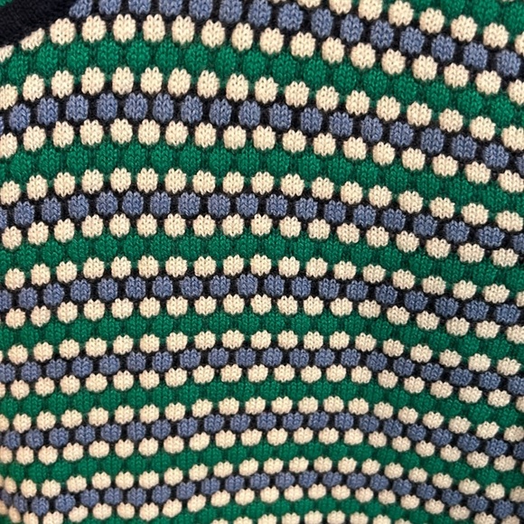 Appleseeds Women’s (S) Multicolor Dot Striped Cardigan Soft Sweater NWT Classic - Picture 3 of 8